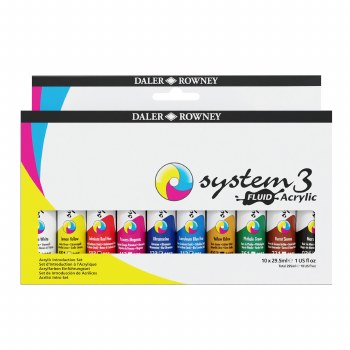 System3 Fluid Acrylic Set of 10