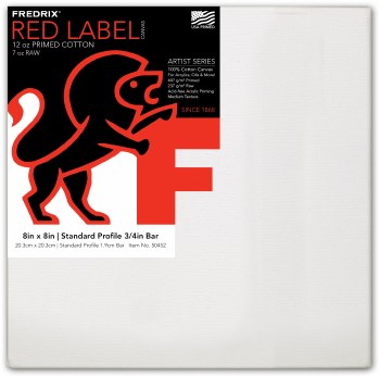 Fredrix Red Label Studio, 8" x 8"