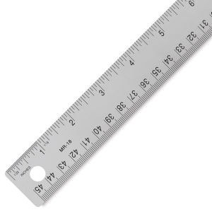 Flexible Stainless Steel Rulers, 6 in. - Cork Backed