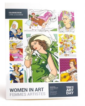 Art History Adult Coloring Books, Women in Art