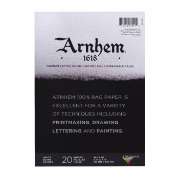 Arnhem 1618 Paper Pads, 5" x 7" 20 Sheet Pad