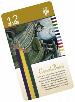 Pentalic Colored Pencils, 12 Set