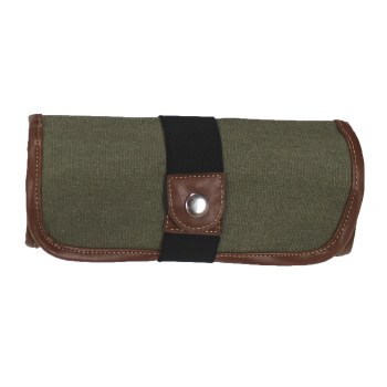 Canvas Pencil Roll Up Cases, 36 Count, Olive
