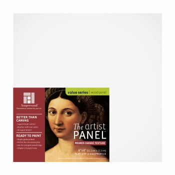 Canvas Texture Panel, 3/8" Profile, 6" x 6"