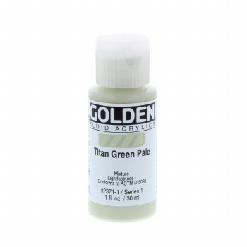 Golden Fluid Acrylics, 1 oz, Titan Green Pale