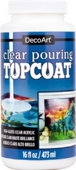 DecoArt Clear Pouring Topcoat, 16 oz.