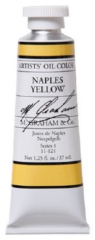 M. Graham Oil, 37ml, Naples Yellow