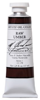 M. Graham Oil, 37ml, Raw Umber