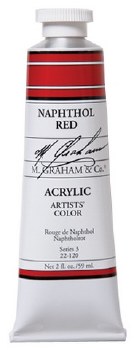 M. Graham Acrylic, 59ml, Naphthol Red