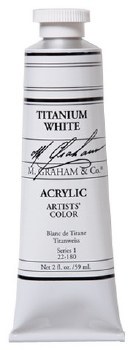 M. Graham Acrylic, 59ml, Titanium White