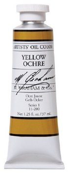 M. Graham Acrylic, 59ml, Yellow Ochre