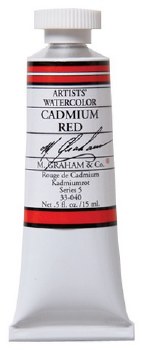 M. Graham Watercolor, 15ml, Cadmium Red