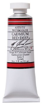 M. Graham Watercolor, 15ml, Cadmium Red Deep