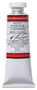 M. Graham Watercolor, 15ml, Cadmium Red Light