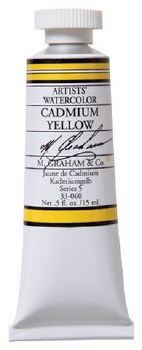 M. Graham Watercolor, 15ml, Cadmium Yellow