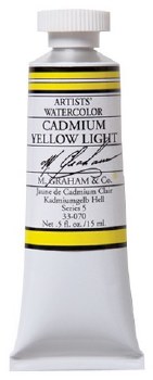 M. Graham Watercolor, 15ml, Cadmium Yellow Light