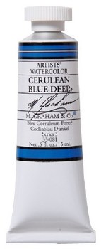 M. Graham Watercolor, 15ml, Cerulean Blue Deep