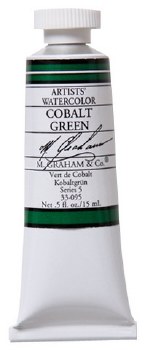 M. Graham Watercolor, 15ml, Cobalt Green
