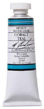 M. Graham Watercolor, 15ml, Cobalt Teal