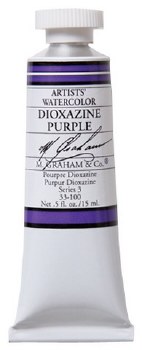 M. Graham Watercolor, 15ml, Dioxidine Purple