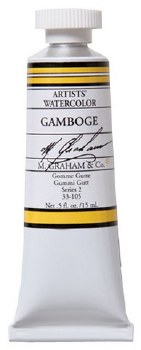 M. Graham Watercolor, 15ml, Gamboge