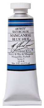 M. Graham Watercolor, 15ml, Manganese Blue Hue