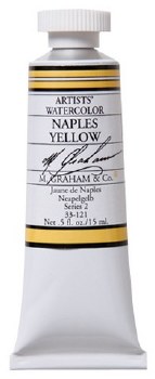 M. Graham Watercolor, 15ml, Naples Yellow