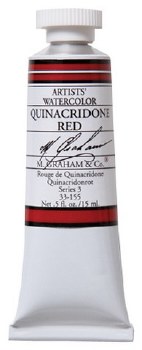 M. Graham Watercolor, 15ml, Quinacridone Red