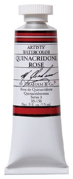 M. Graham Watercolor, 15ml, Quinacridone Rose