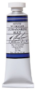 M. Graham Watercolor, 15ml, Ultramarine Blue