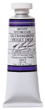 M. Graham Watercolor, 15ml, Ultramarine Violet Deep
