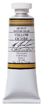 M. Graham Watercolor, 15ml, Yellow Ochre