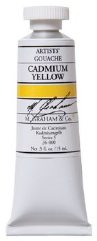 M. Graham Gouache, 15ml, Cadmium Yellow
