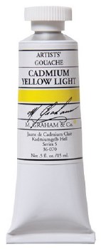 M. Graham Gouache, 15ml, Cadmium Yellow Light