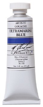 M. Graham Gouache, 15ml, Ultramarine Blue