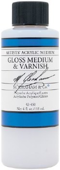 M. Graham Gloss Medium & Varnish, 4 oz.