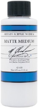 M. Graham Acrylic Matte Medium, 4 oz.