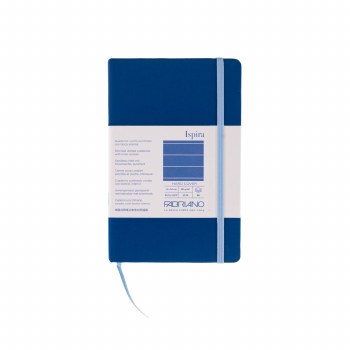 Ispira Hard-Cover Notebooks, 3.5" x 5.5", Lined, Blue