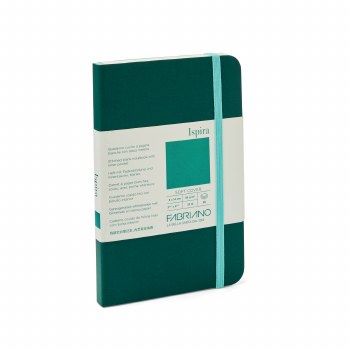 Ispira Soft-Cover Notebooks, 3.5" x 5.5", Blank, Green