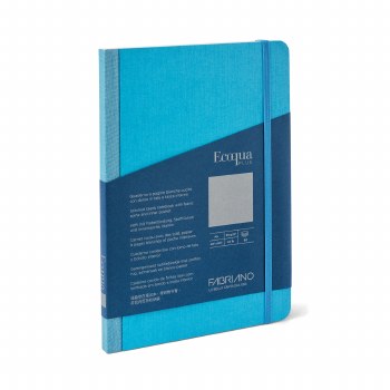 Ispira Hard-Cover Notebooks, 5.8" x 8.3", Blank, Blue