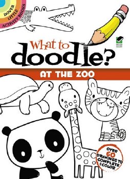 What to Doodle? At the Zoo Little Activity Book