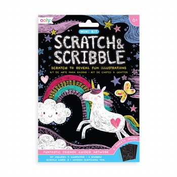 Mini Scratch & Scribble Art Kits - Funtastic Friends