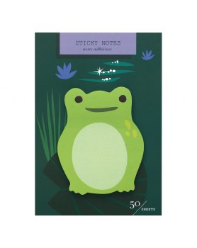 Die Cut Sticky Notes, Frog