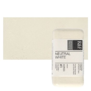 R&F Encaustic Paint Cakes, 40ml Cakes, Neutral White