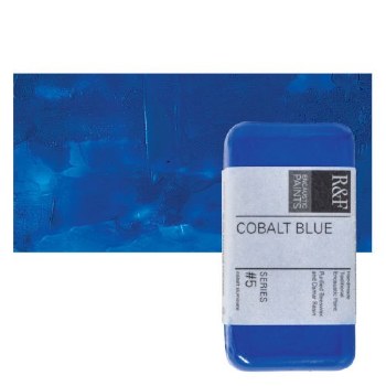 R&F Encaustic Paint Cakes, 40ml Cakes, Cobalt Blue