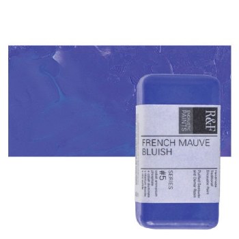 R&F Encaustic Paint Cakes, 40ml Cakes, French Mauve Blue