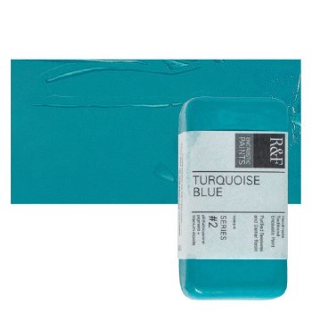 R&F Encaustic Paint Cakes, 40ml Cakes, Turquoise Blue