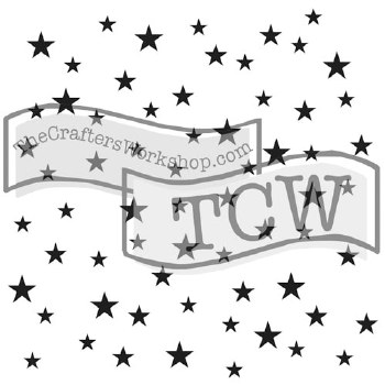 The Crafters Workshop Stencils, 6 in. x 6 in., Random Stars