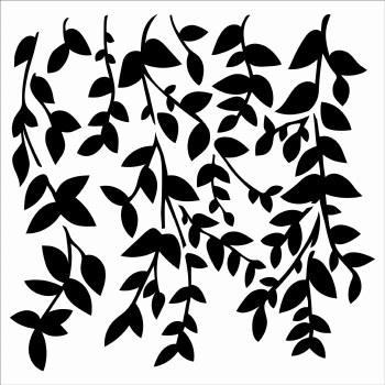 The Crafters Workshop Stencils, 6 in. x 6 in., Hanging Vines