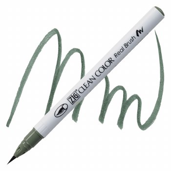 Clean Color Real Brush Markers, Green Gray